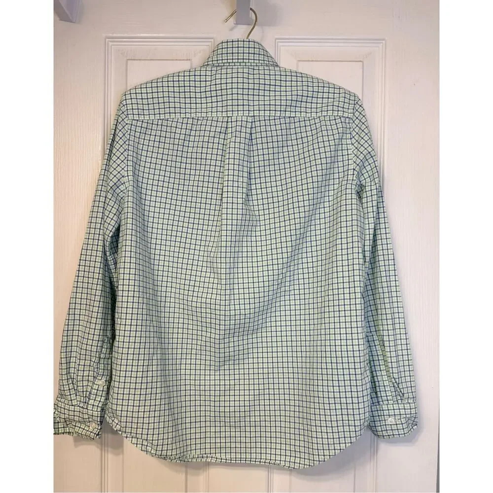 Ralph Lauren Boys Plaid Button Down Shirt Sz. L (14-16) Preppy Classic